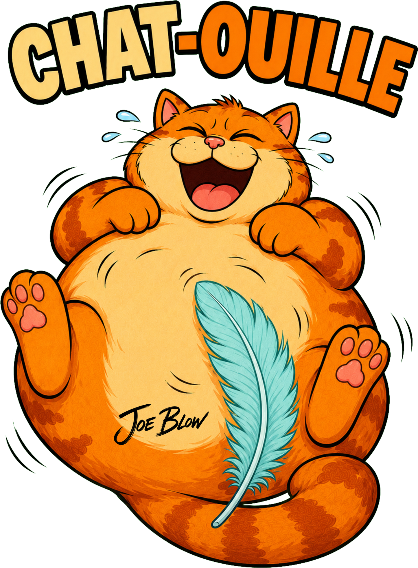 T-shirt Joe Blow Chat-ouille