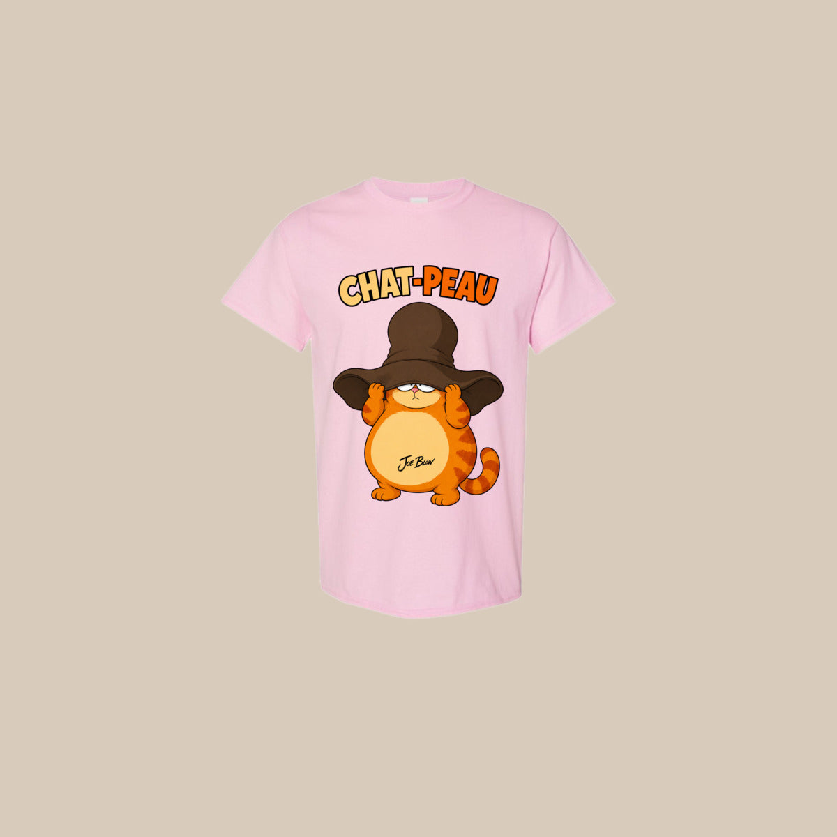 T-shirt CHAT-PEAU Ti-Gus adulte – Light Pink