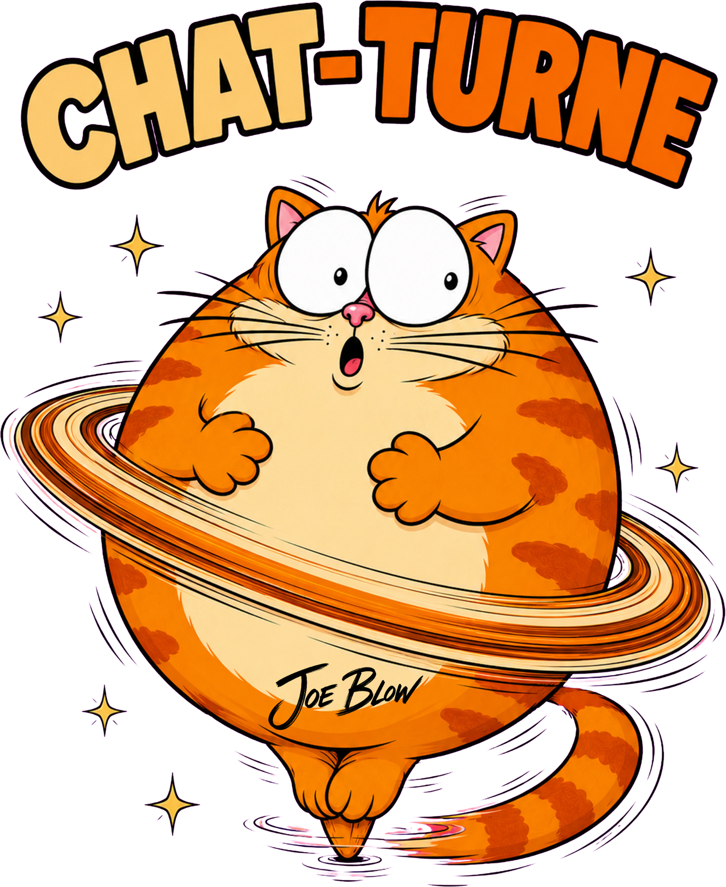 T-shirt Joe Blow Chat-turne