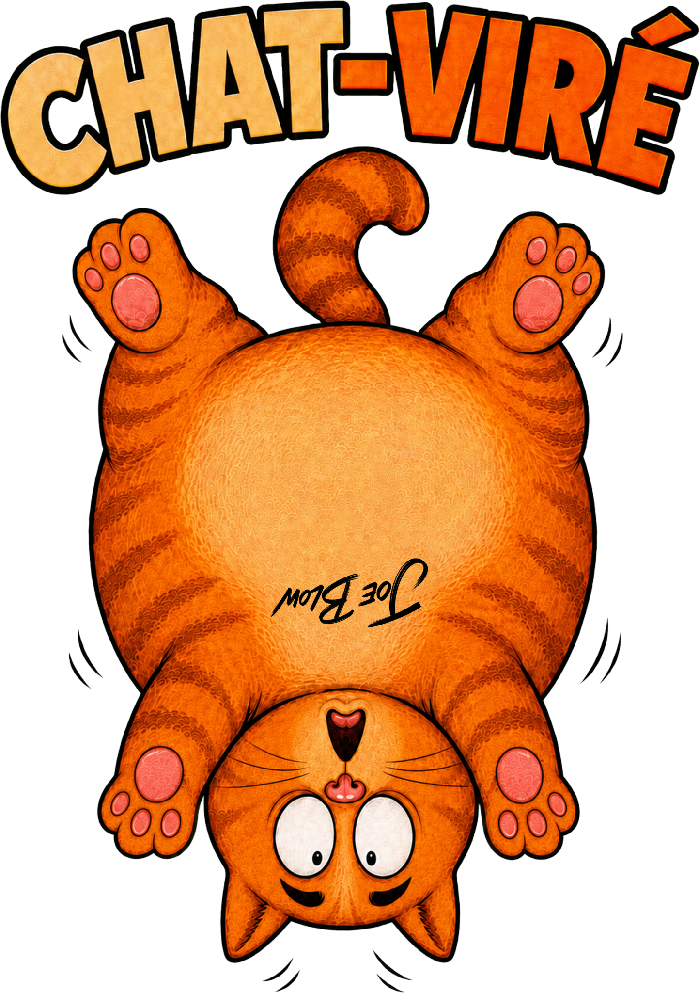 T-shirt Joe Blow Chat-viré