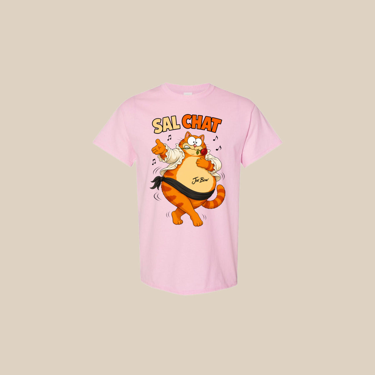 T-shirt SAL-CHAT – Ti-Gus enfant/youth – Light Pink