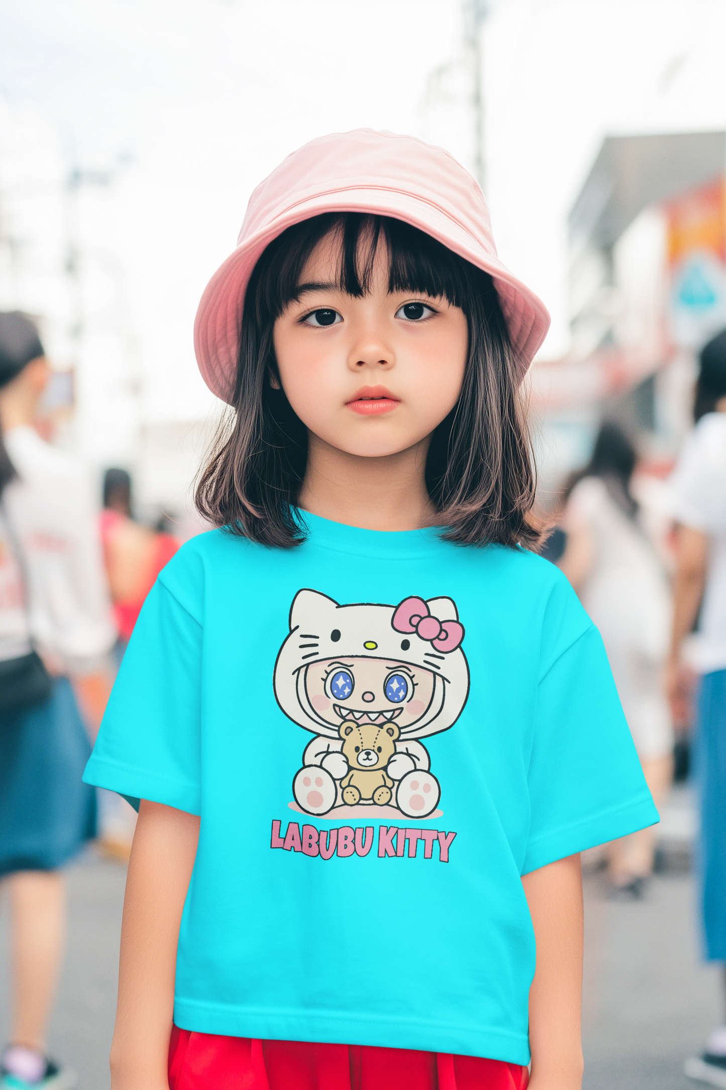 T-SHIRT LABUBU KITTY