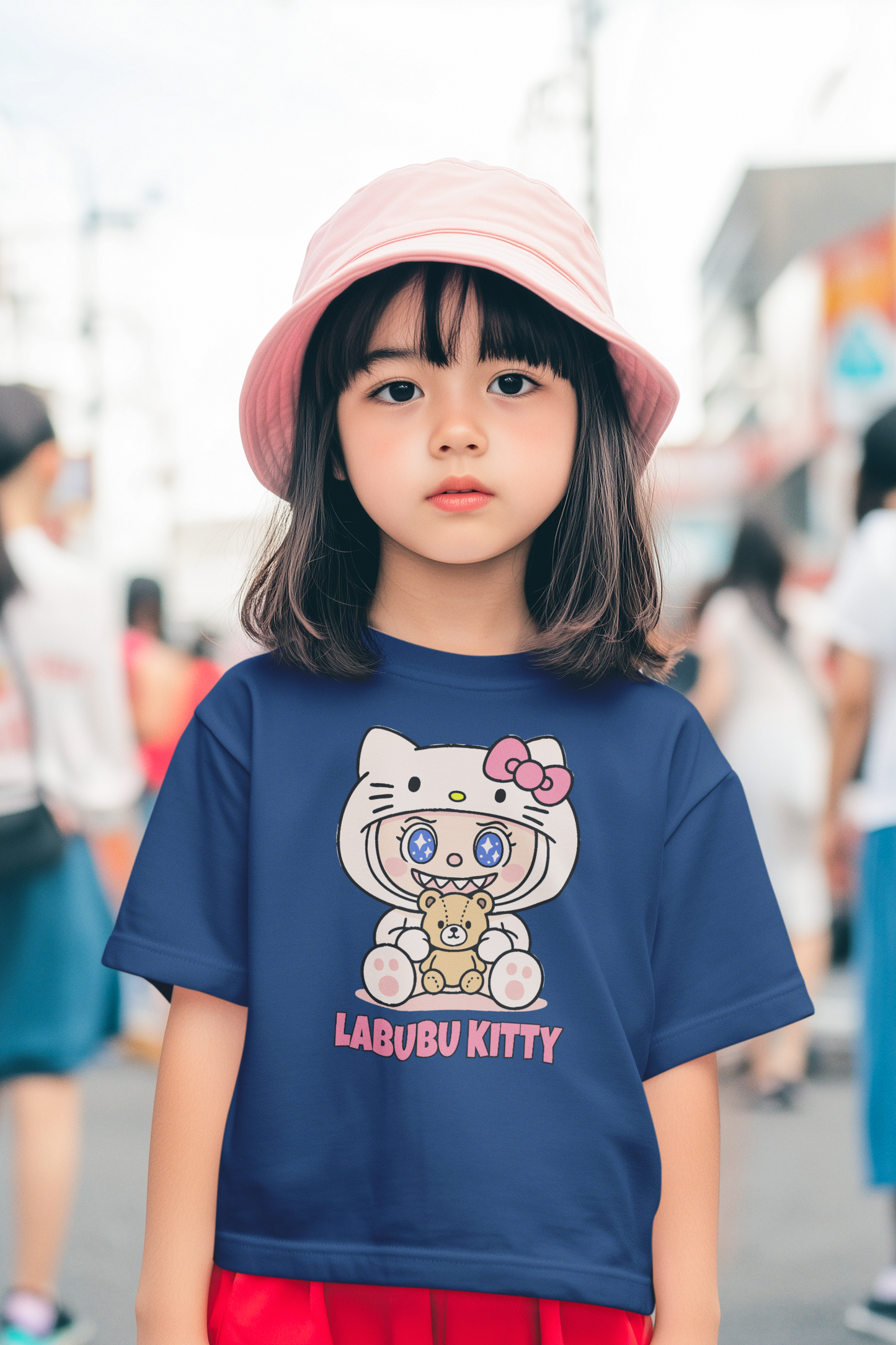 T-SHIRT LABUBU KITTY