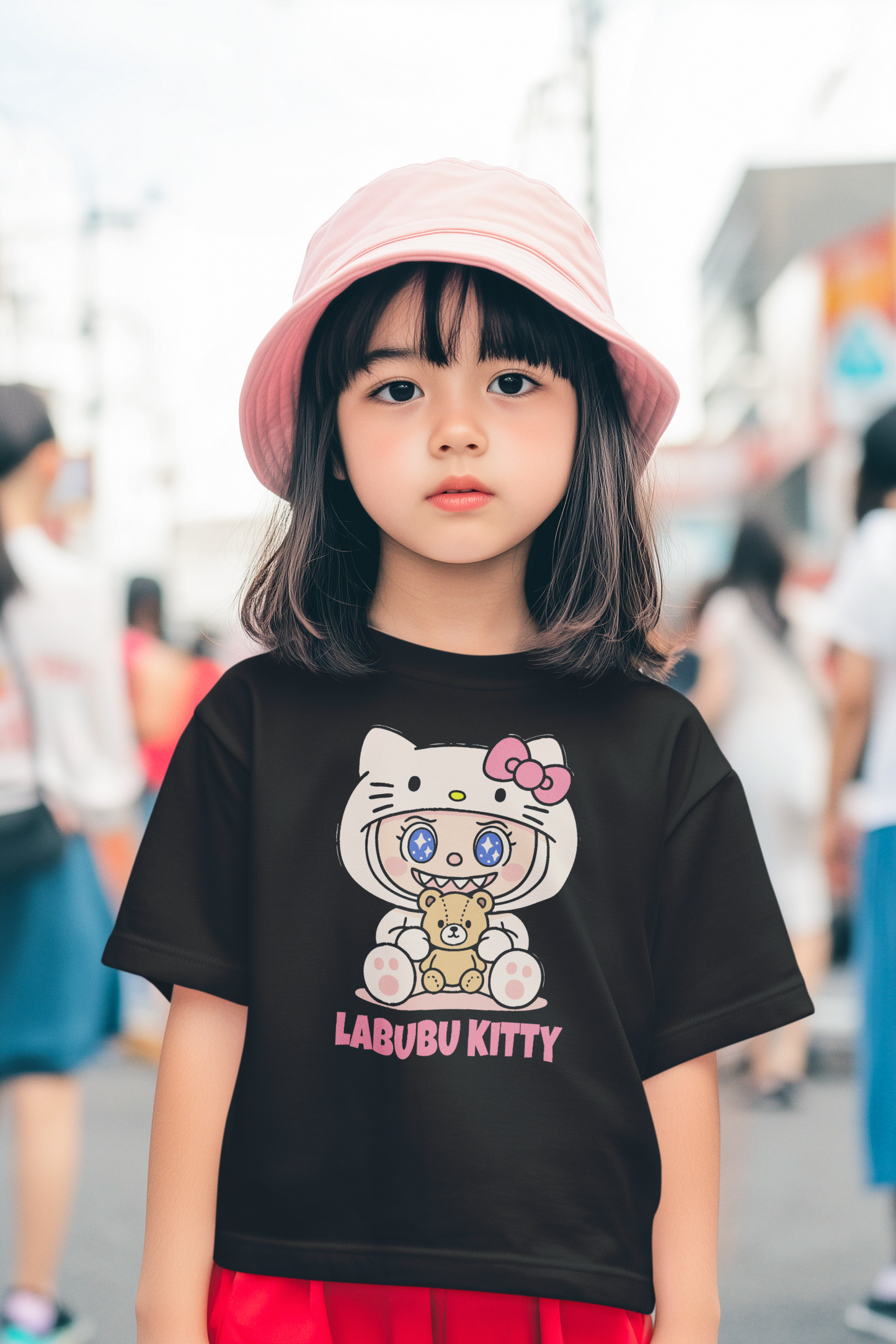 T-SHIRT LABUBU KITTY
