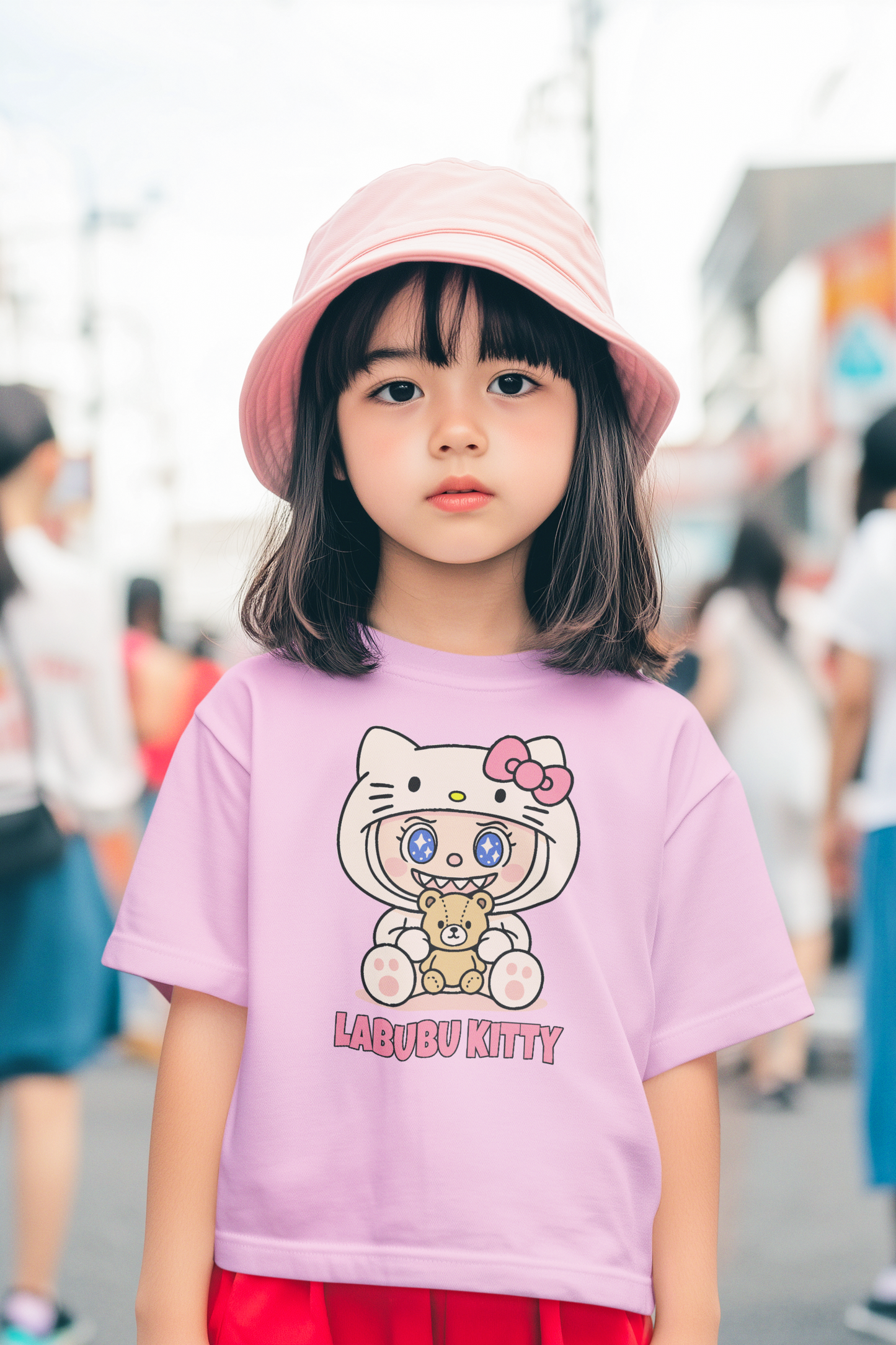 T-SHIRT LABUBU KITTY