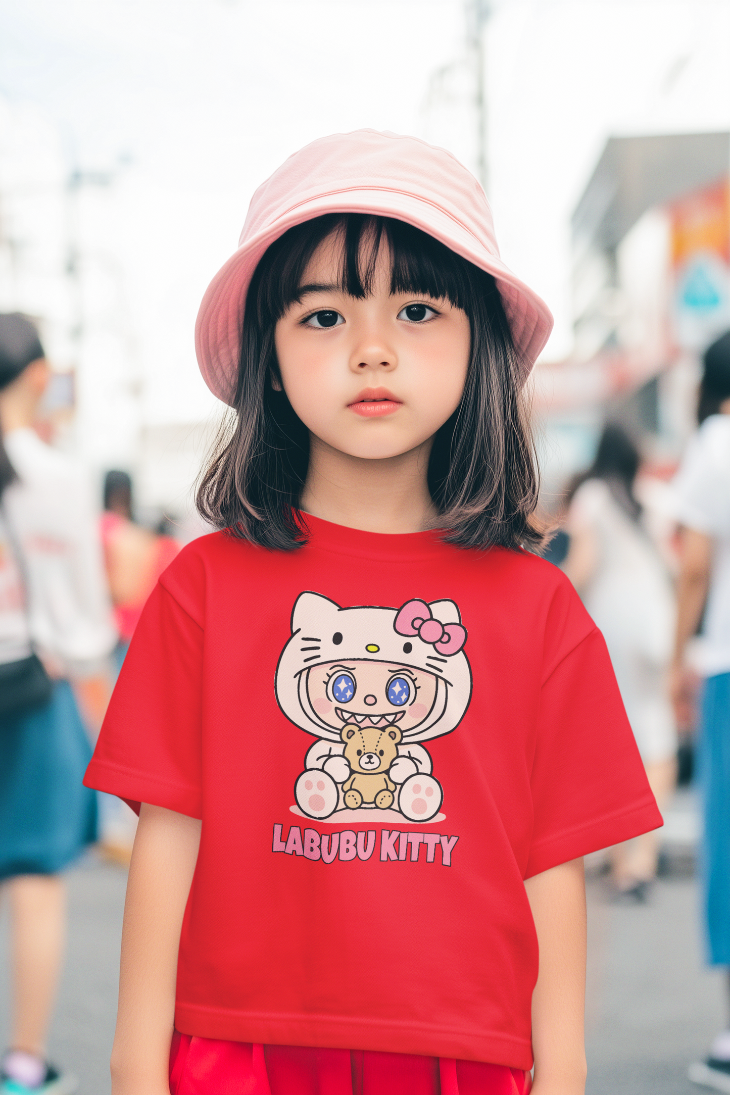 T-SHIRT LABUBU KITTY