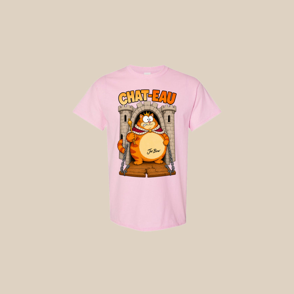 T-shirt CHAT-EAU – Ti-Gus adulte – Light Pink