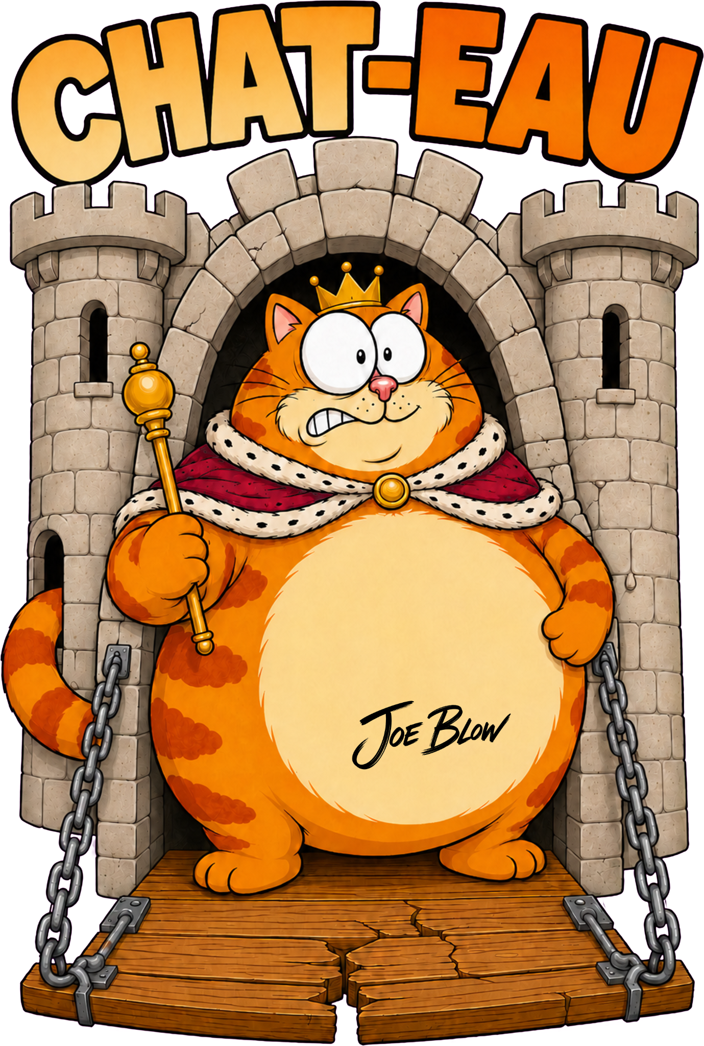 T-shirt Joe Blow Chat-eau