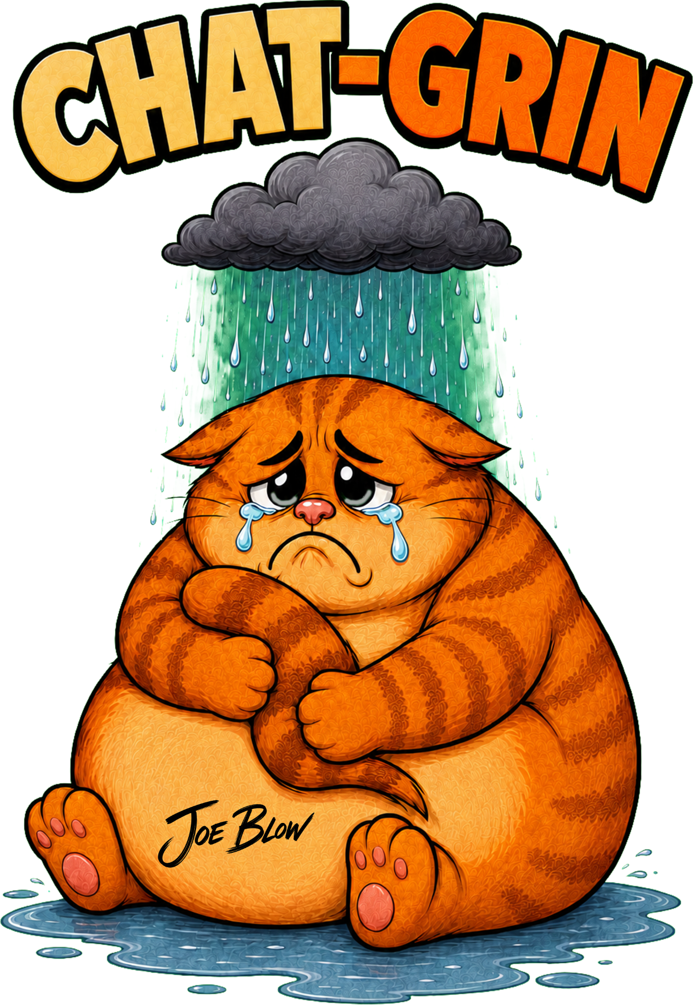 T-shirt Joe Blow Chat-grin