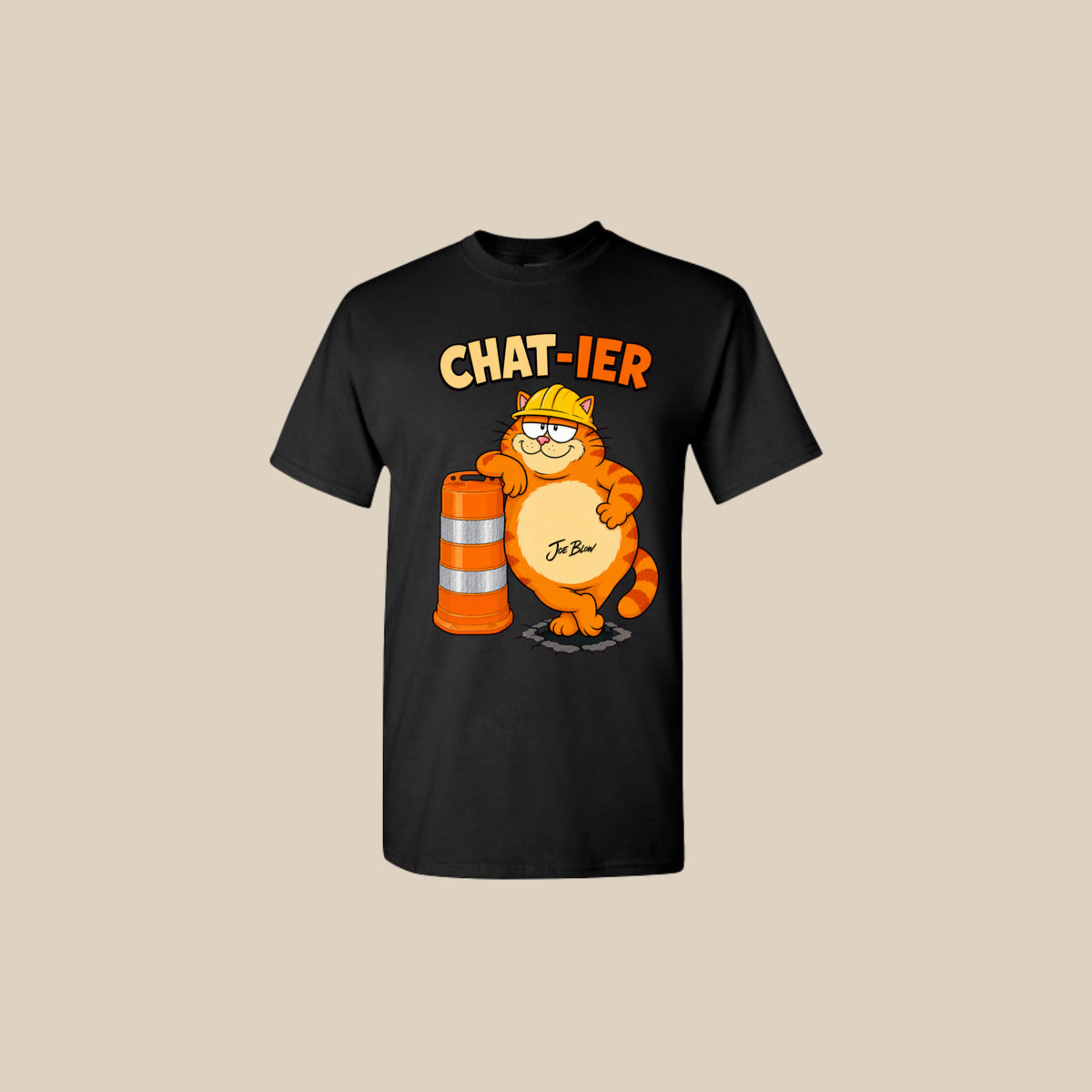 T-shirt CHAT-IER – Ti-Gus enfant/youth – Noir