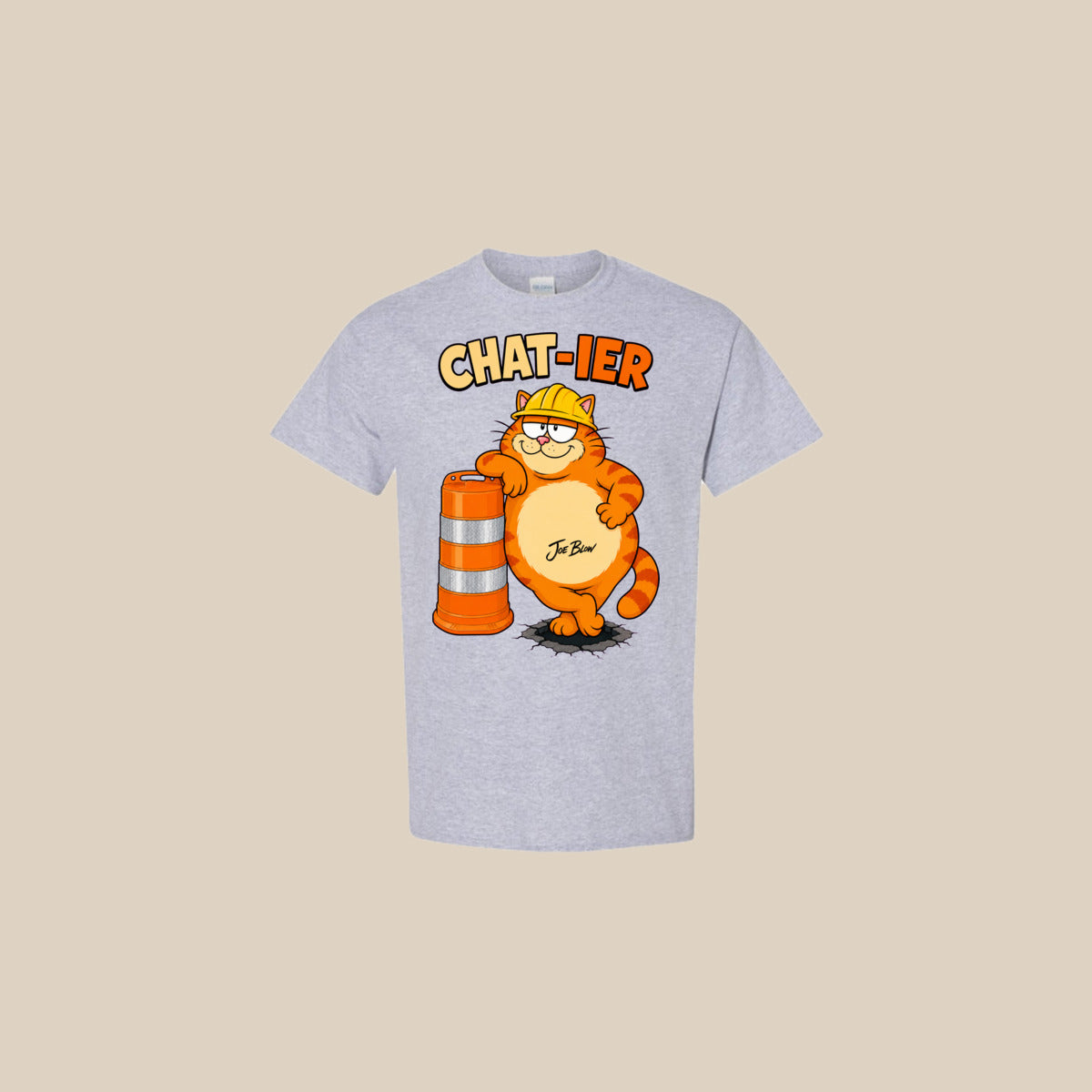 T-shirt CHAT-IER – Ti-Gus enfant/youth – Sport Grey