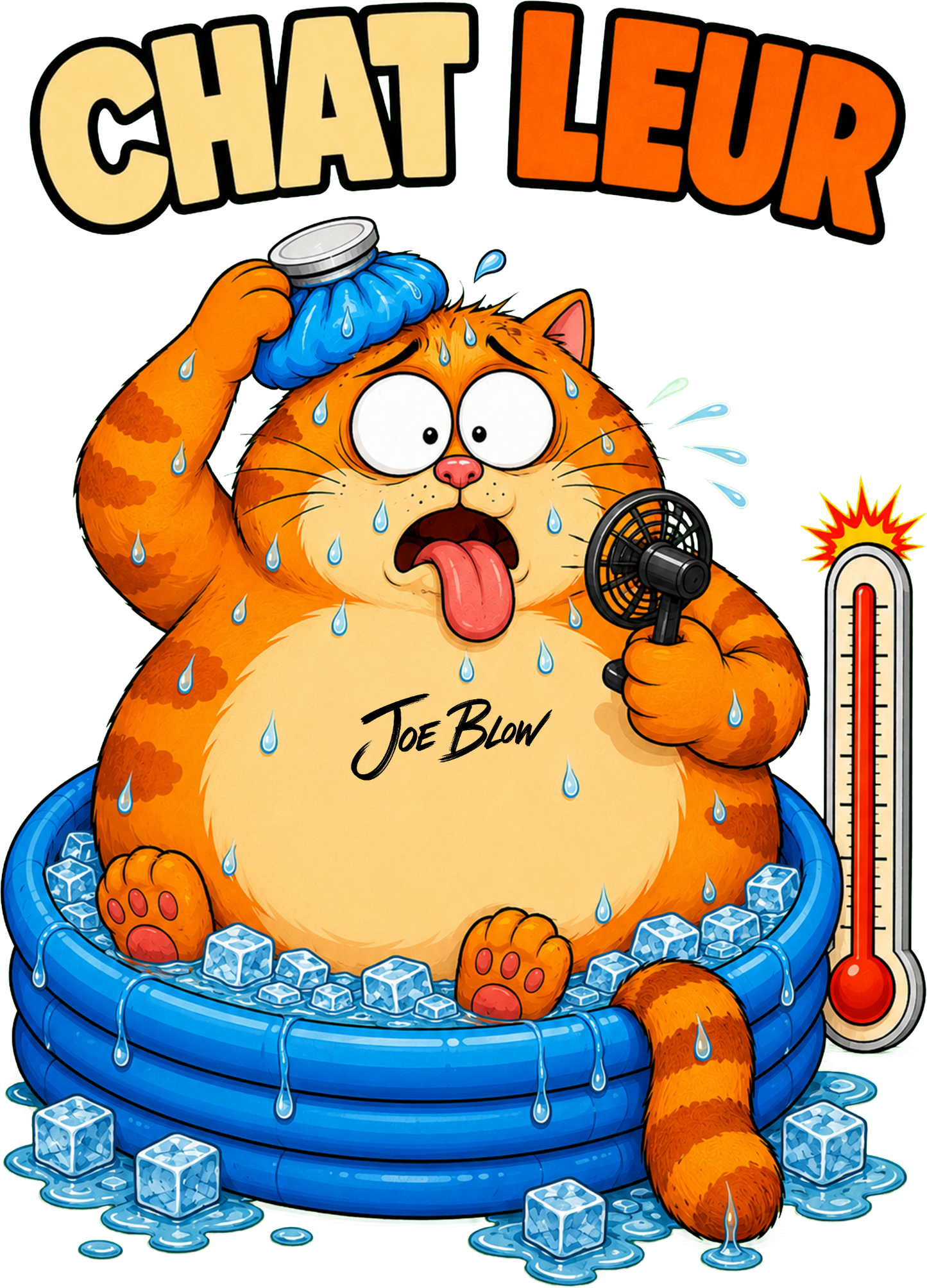 T-shirt Joe Blow Chat-leur