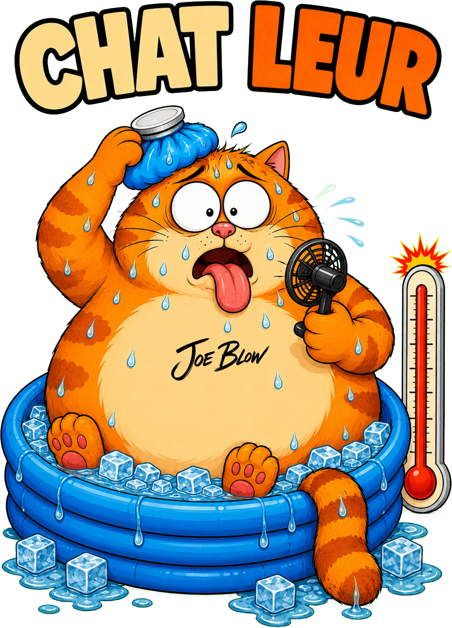 T-shirt Joe Blow Chat-leur