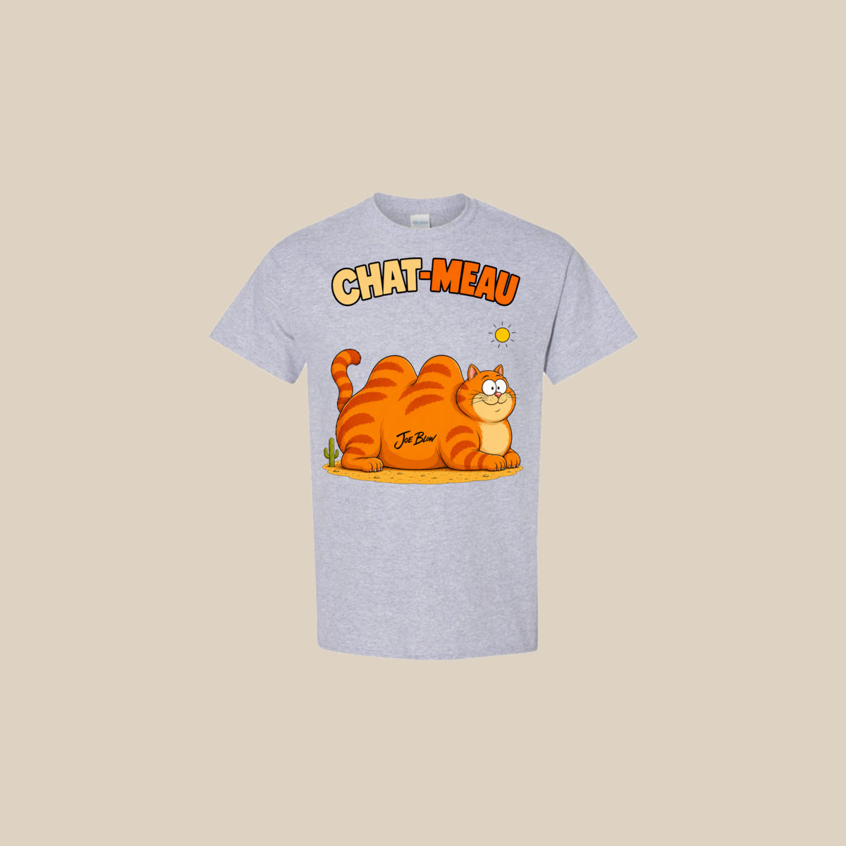 T-shirt CHAT-MEAU – Ti-Gus enfant/youth – Sport Grey