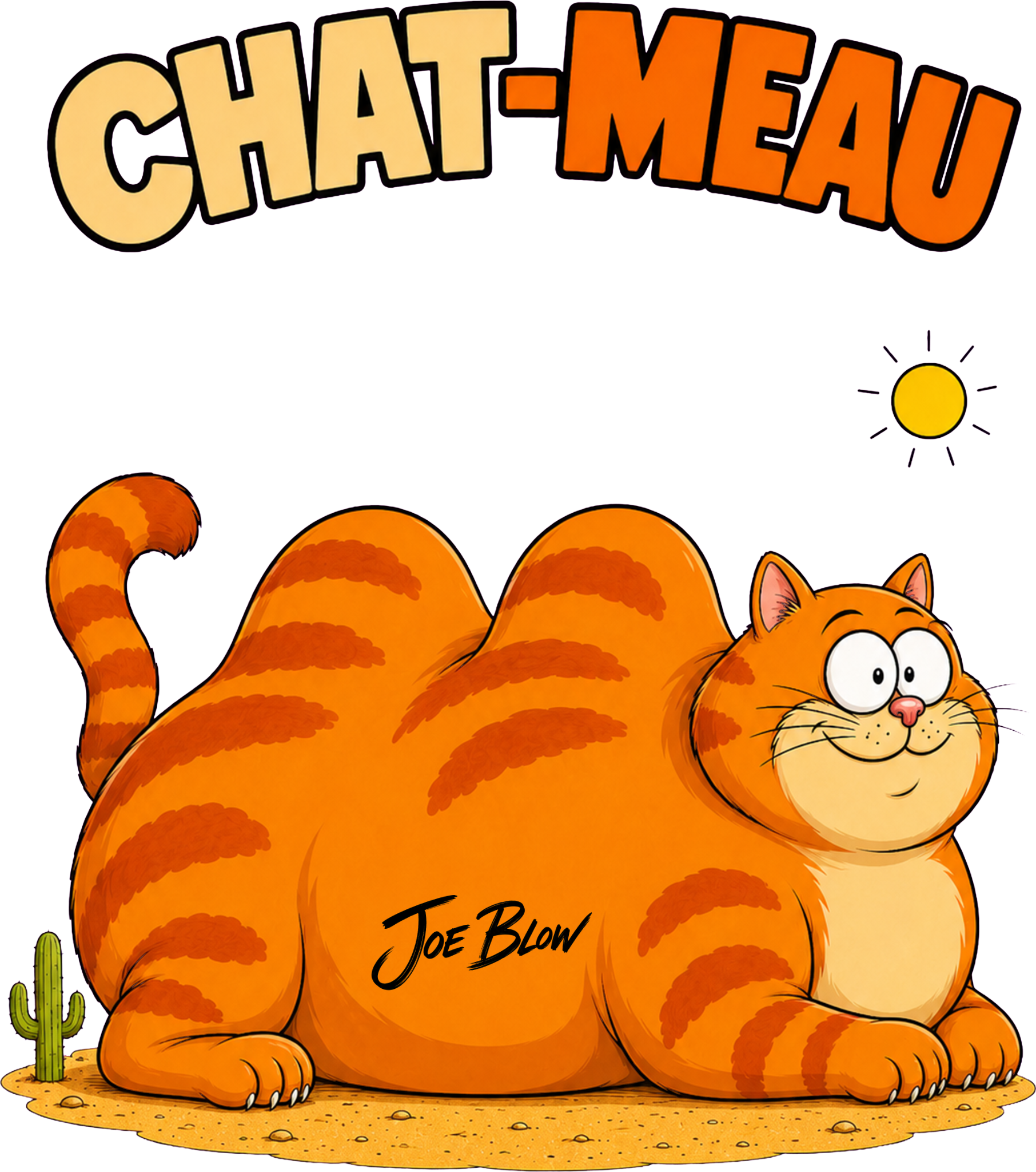 T-shirt Joe Blow Chat-meau