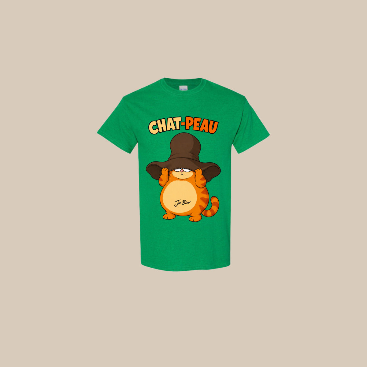 T-shirt CHAT-PEAU Ti-Gus adulte – Antique Irish Green