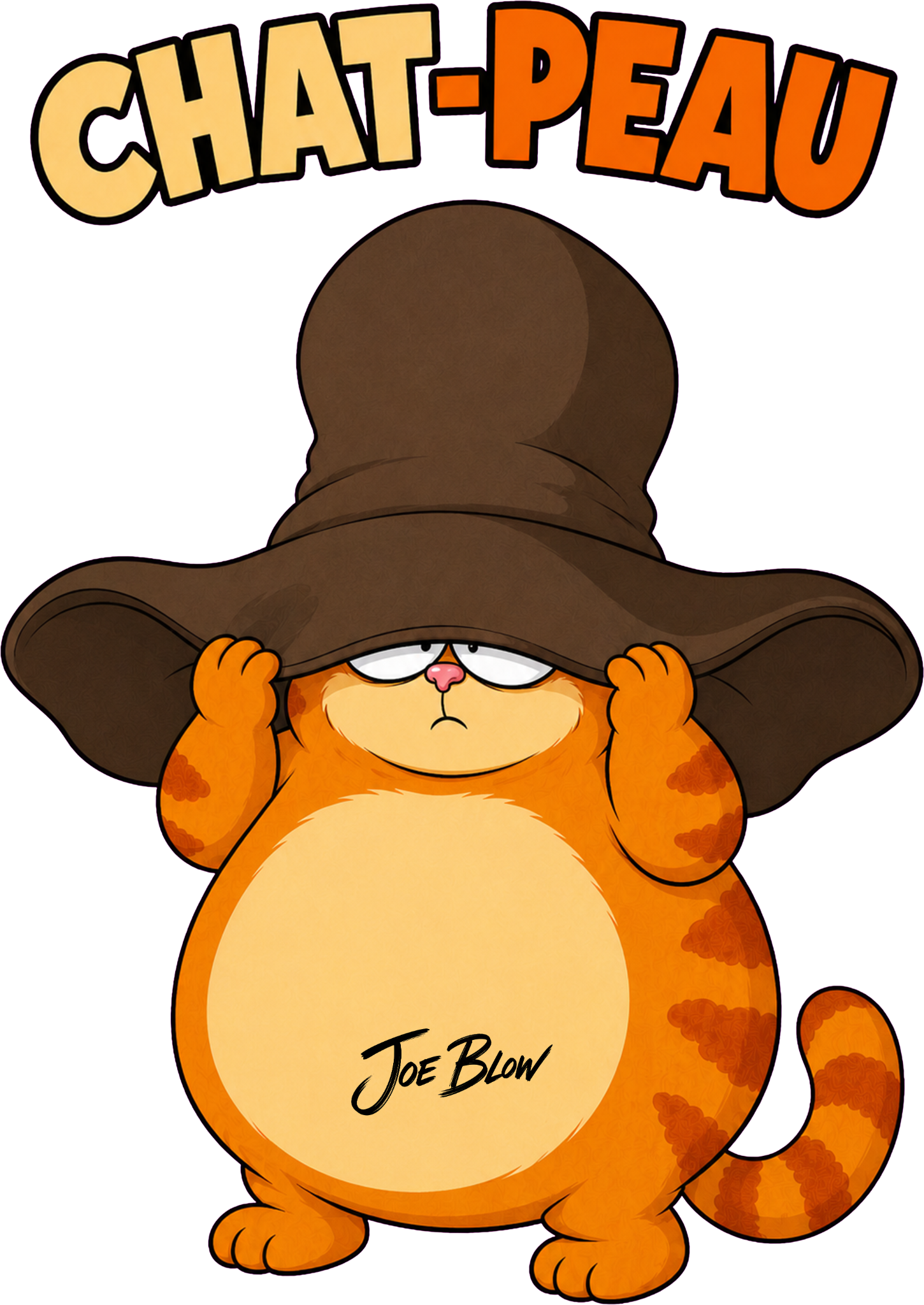 T-shirt Joe Blow Chat-peau