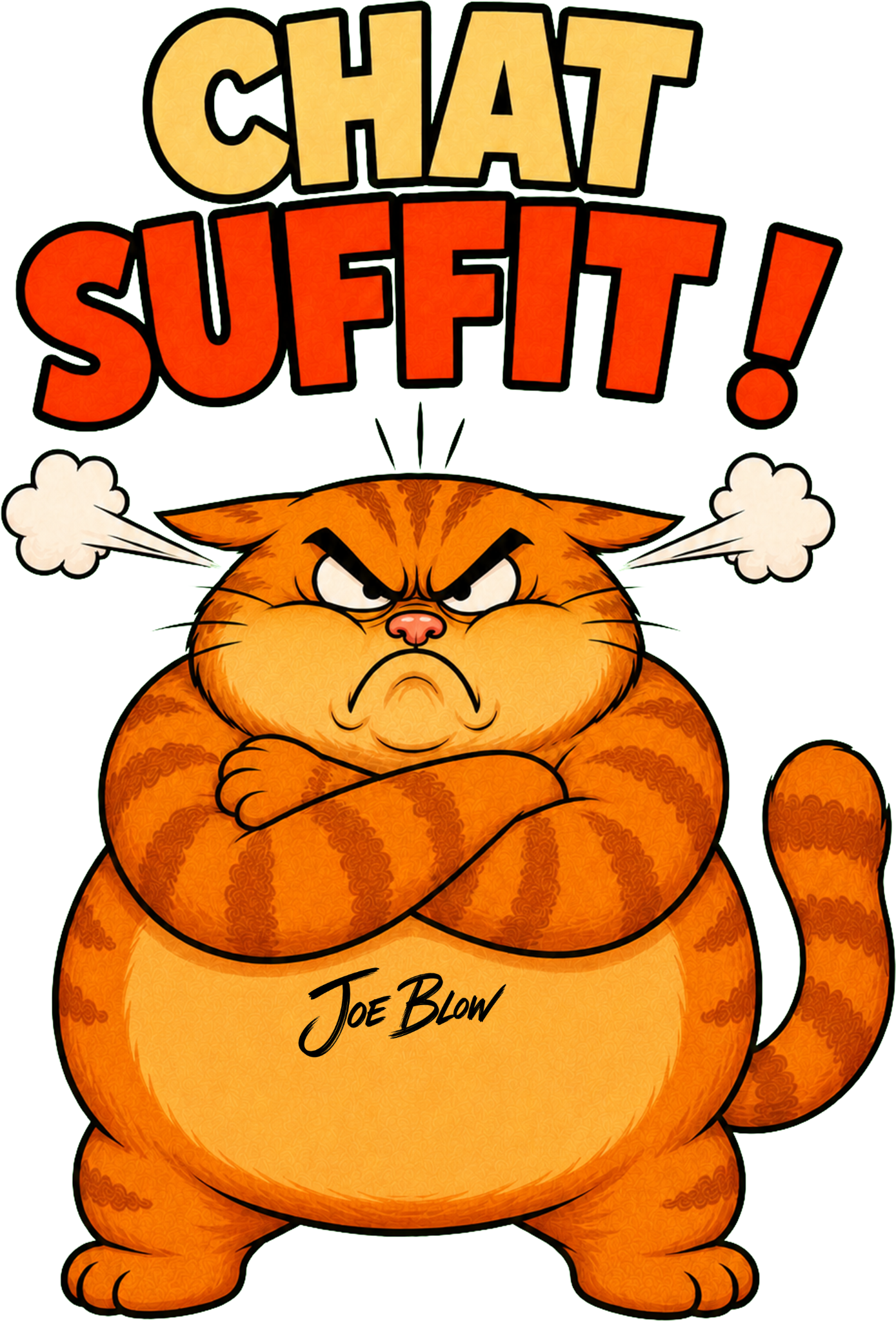 T-shirt Joe Blow Chat suffit !
