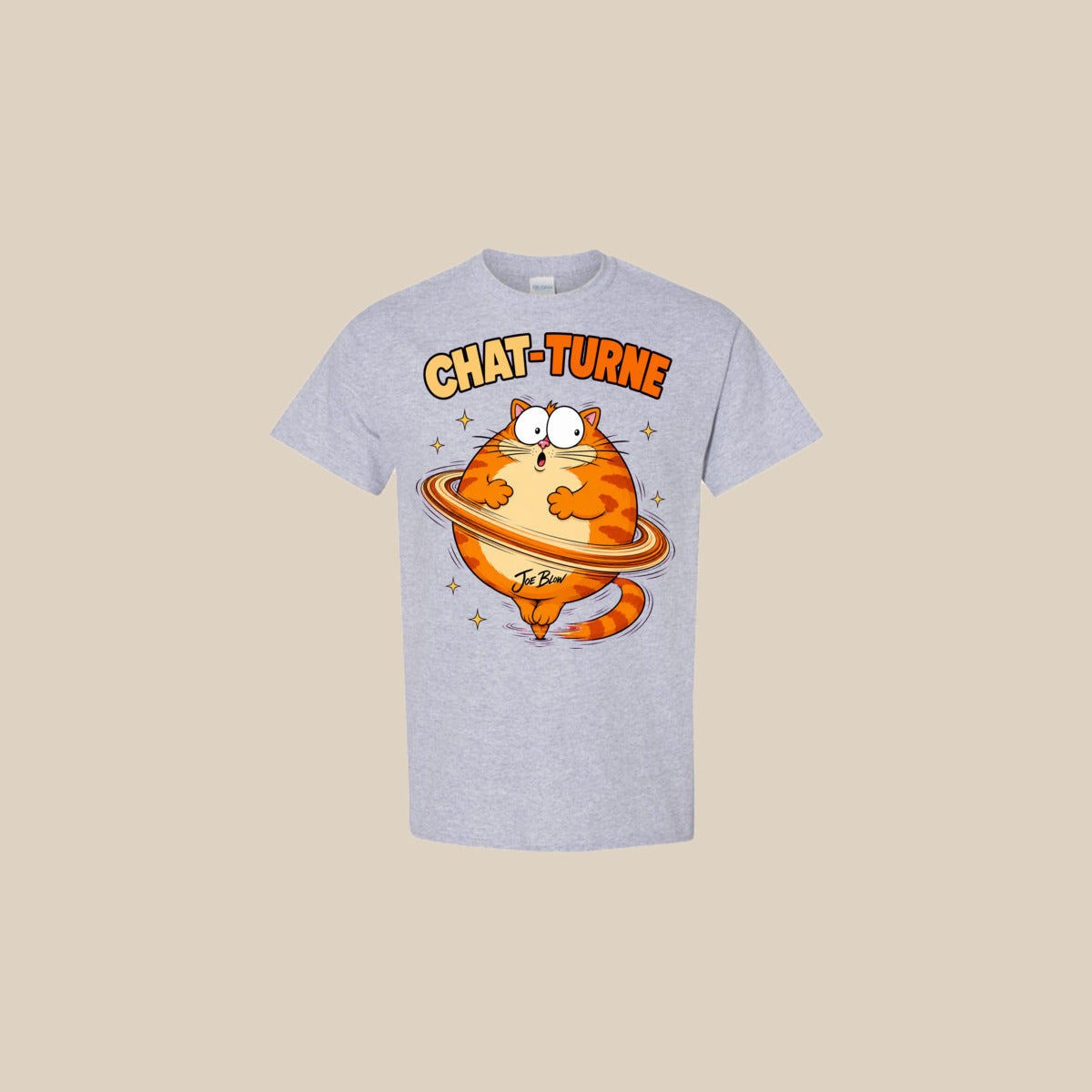 T-shirt CHAT-TURNE – Ti-Gus enfant/youth – Sport Grey