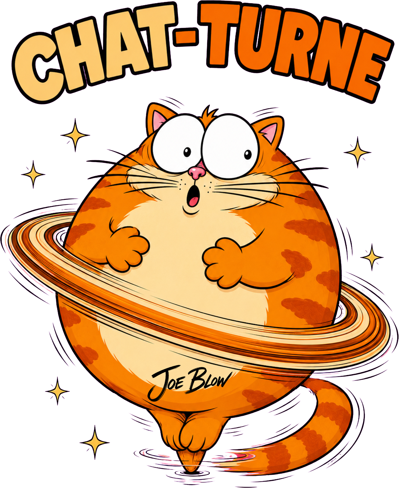 T-shirt Joe Blow Chat-turne