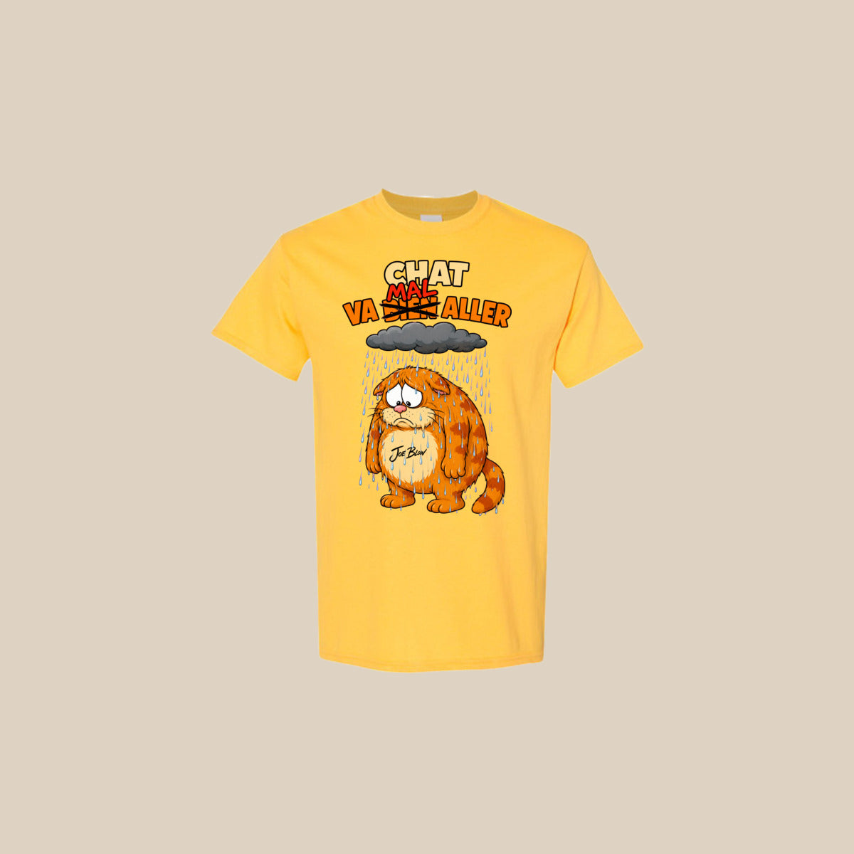 T-shirt CHAT VA MAL ALLER – Ti-Gus enfant/youth – Daisy