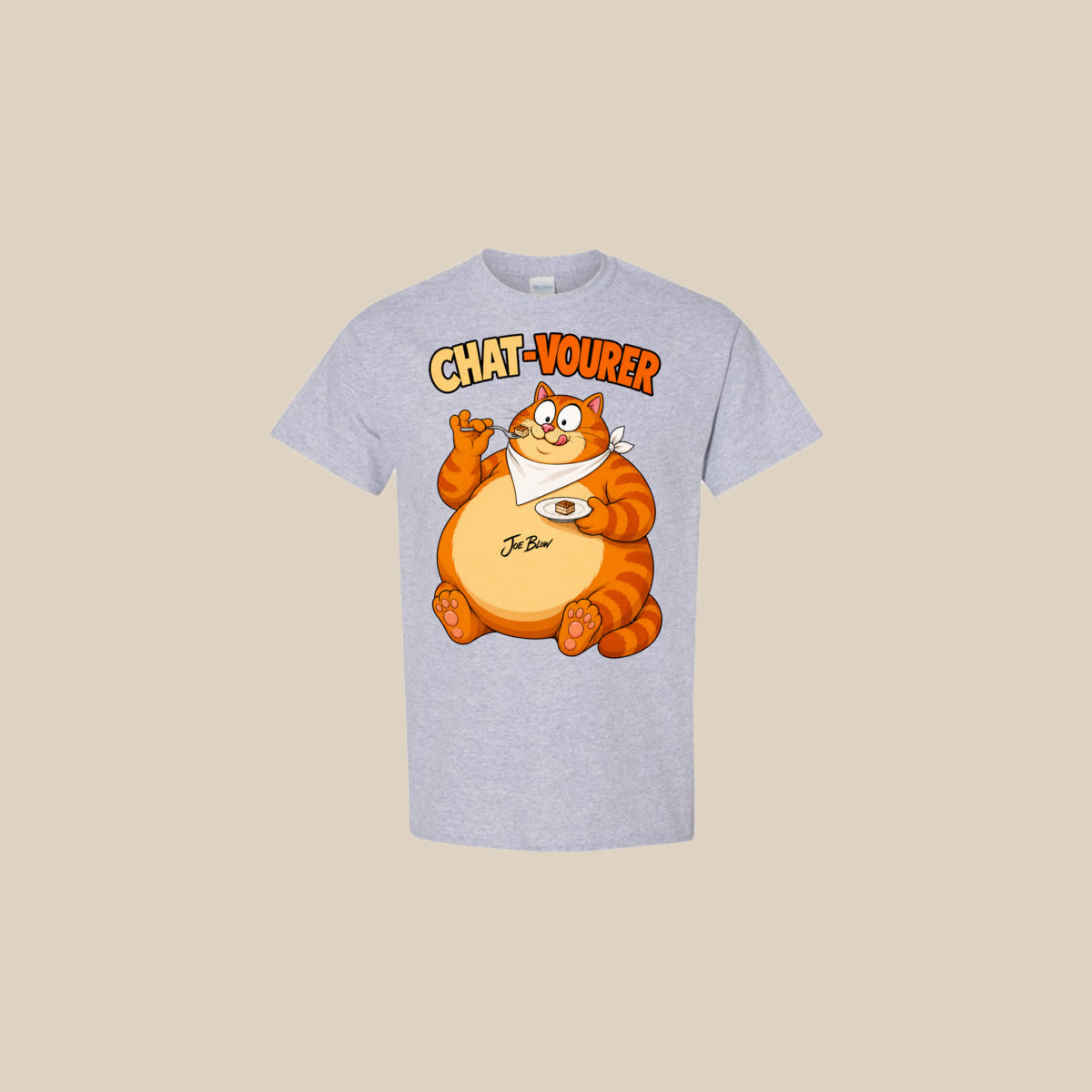 T-shirt CHAT-VOURER – Ti-Gus enfant/youth – Sport Grey