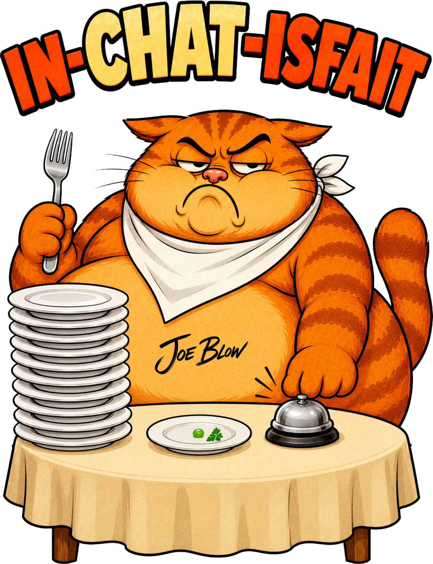 T-shirt Joe Blow In-chat-isfait