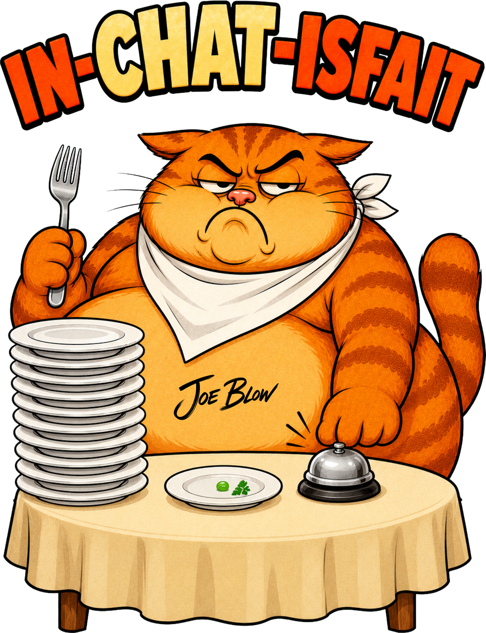 T-shirt Joe Blow In-chat-isfait