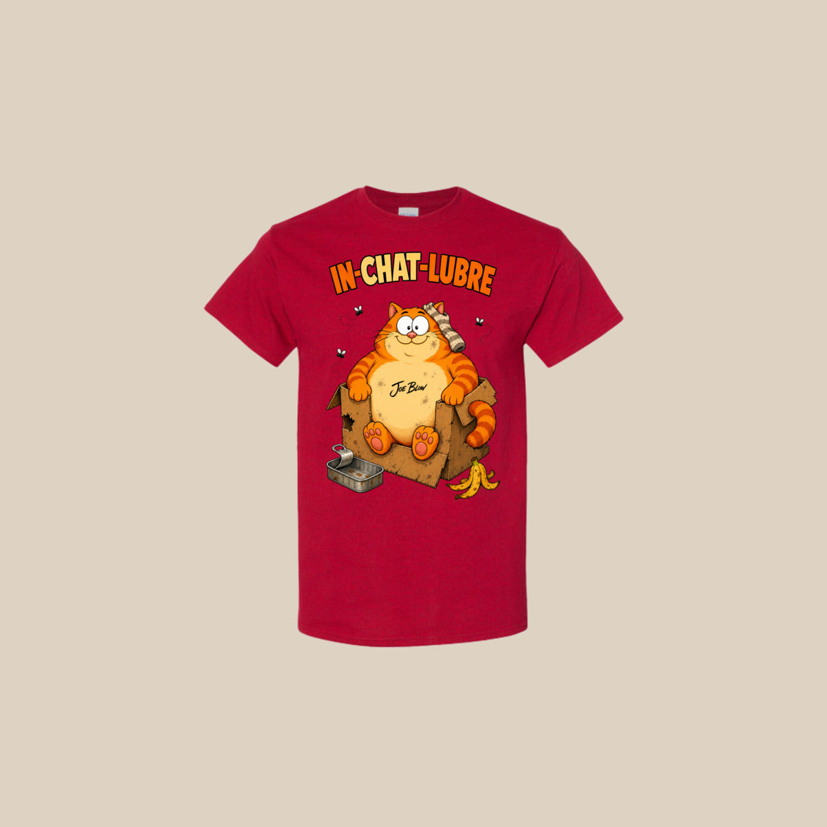 T-shirt IN-CHAT-LUBRE – Ti-Gus enfant/youth – Antique Cherry Red