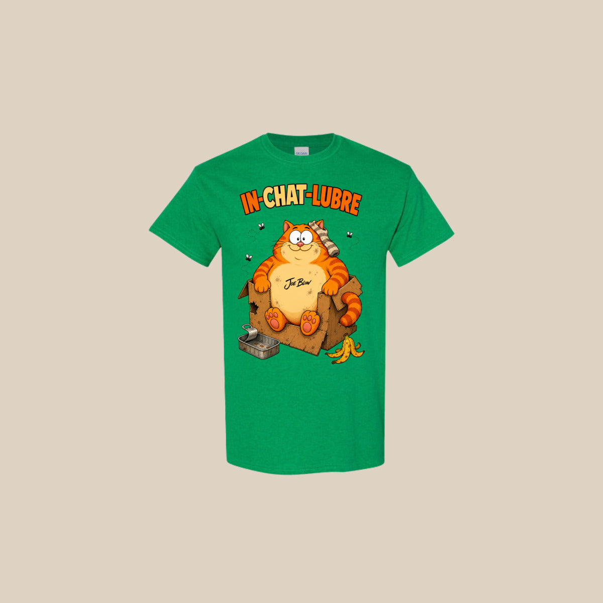 T-shirt IN-CHAT-LUBRE – Ti-Gus adulte – Antique Irish Green