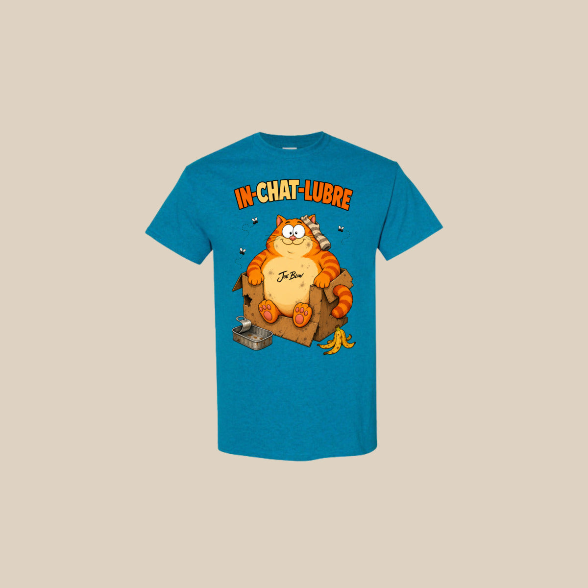 T-shirt IN-CHAT-LUBRE – Ti-Gus enfant/youth – Antique Sapphire