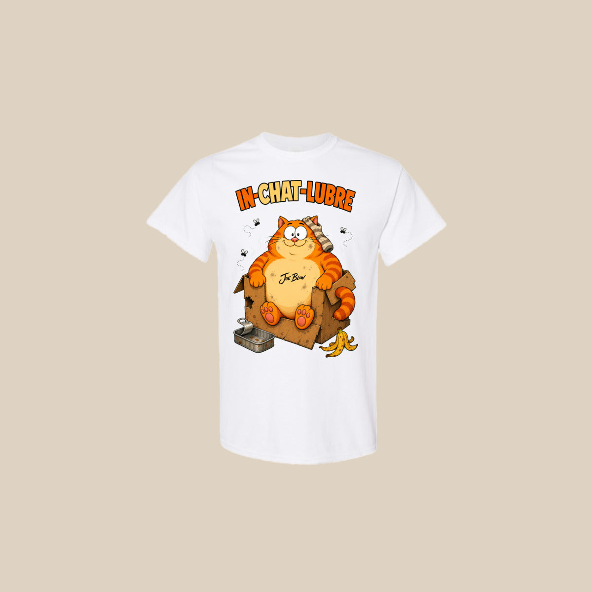 T-shirt IN-CHAT-LUBRE – Ti-Gus adulte – Blanc