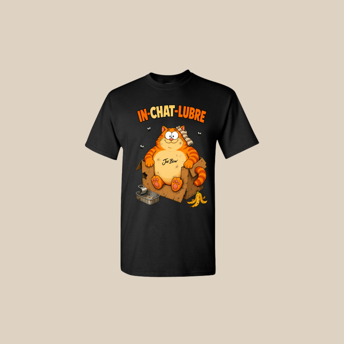 T-shirt IN-CHAT-LUBRE – Ti-Gus enfant/youth – Noir