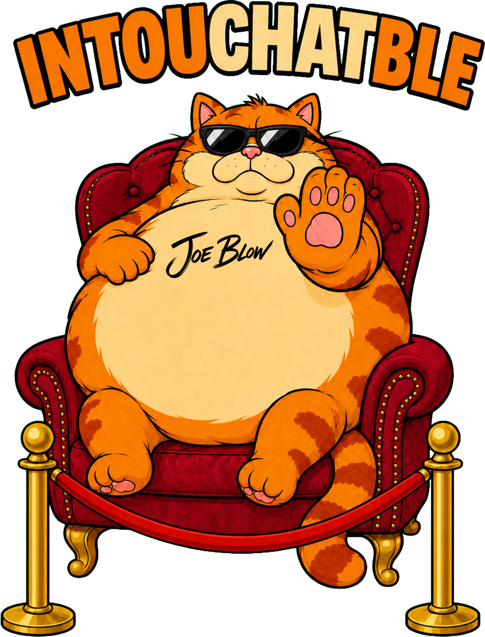 T-shirt Joe Blow Intou-chat-ble