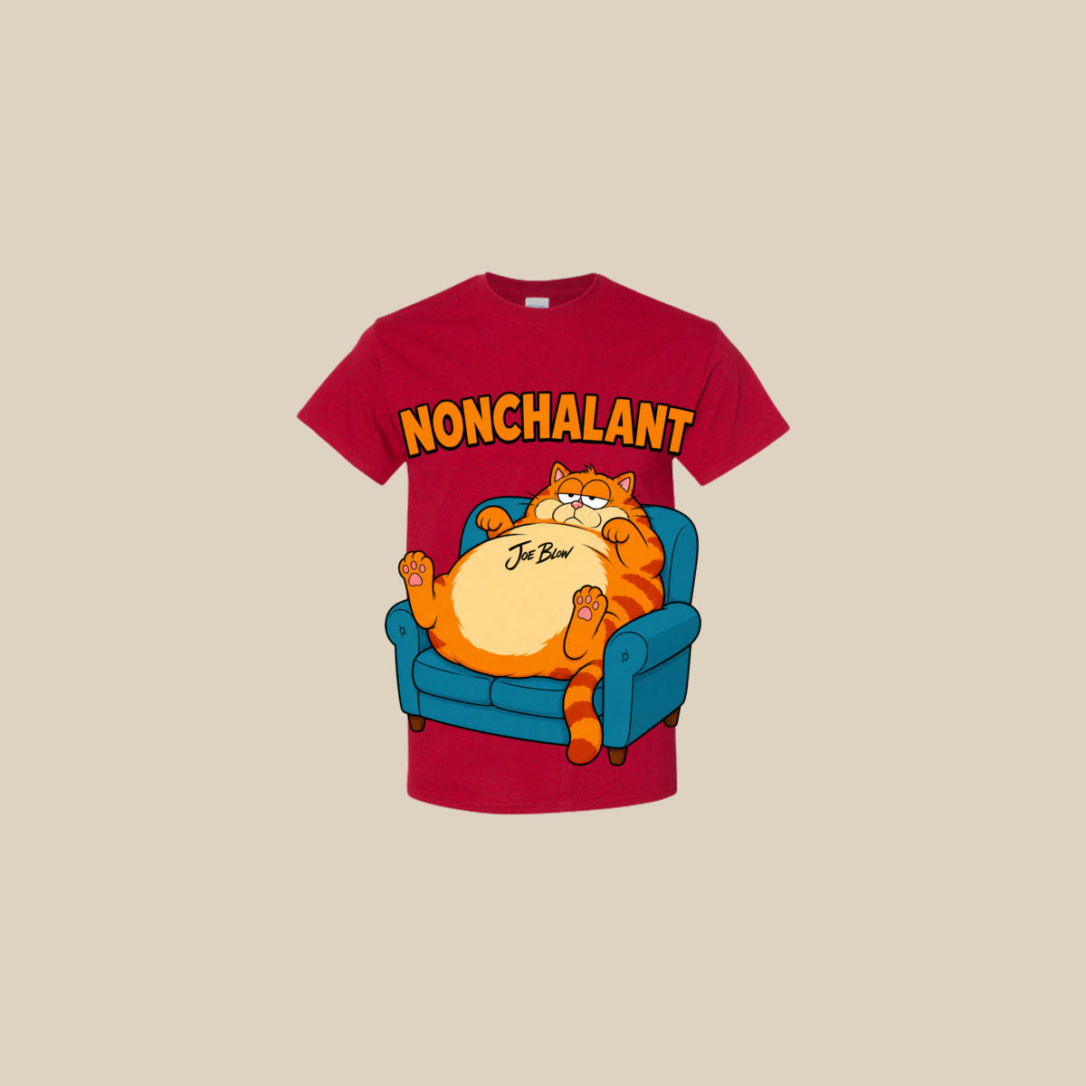 T-shirt NONCHALANT – Ti-Gus adulte – Antique Cherry Red