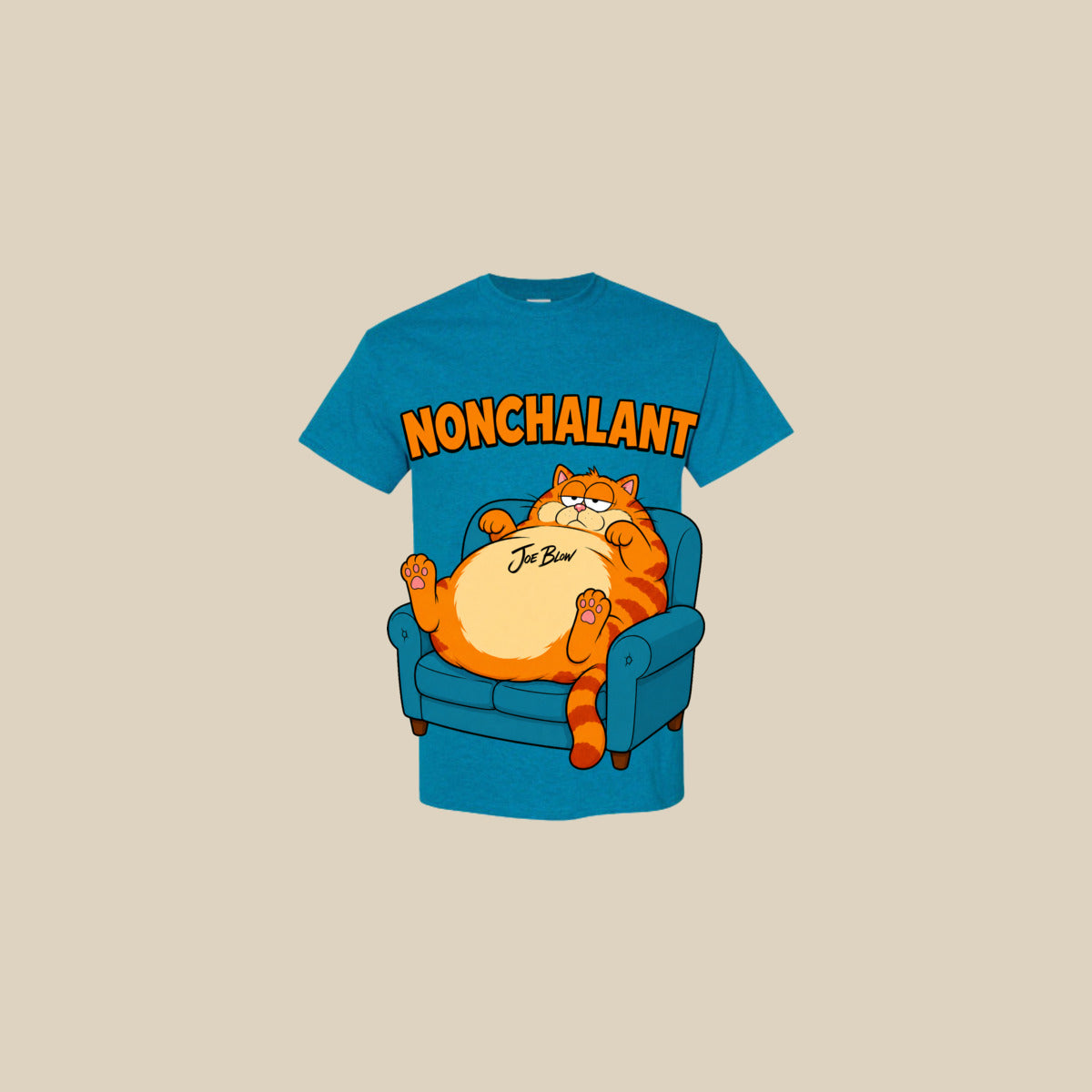 T-shirt NONCHALANT – Ti-Gus adulte – Antique Sapphire