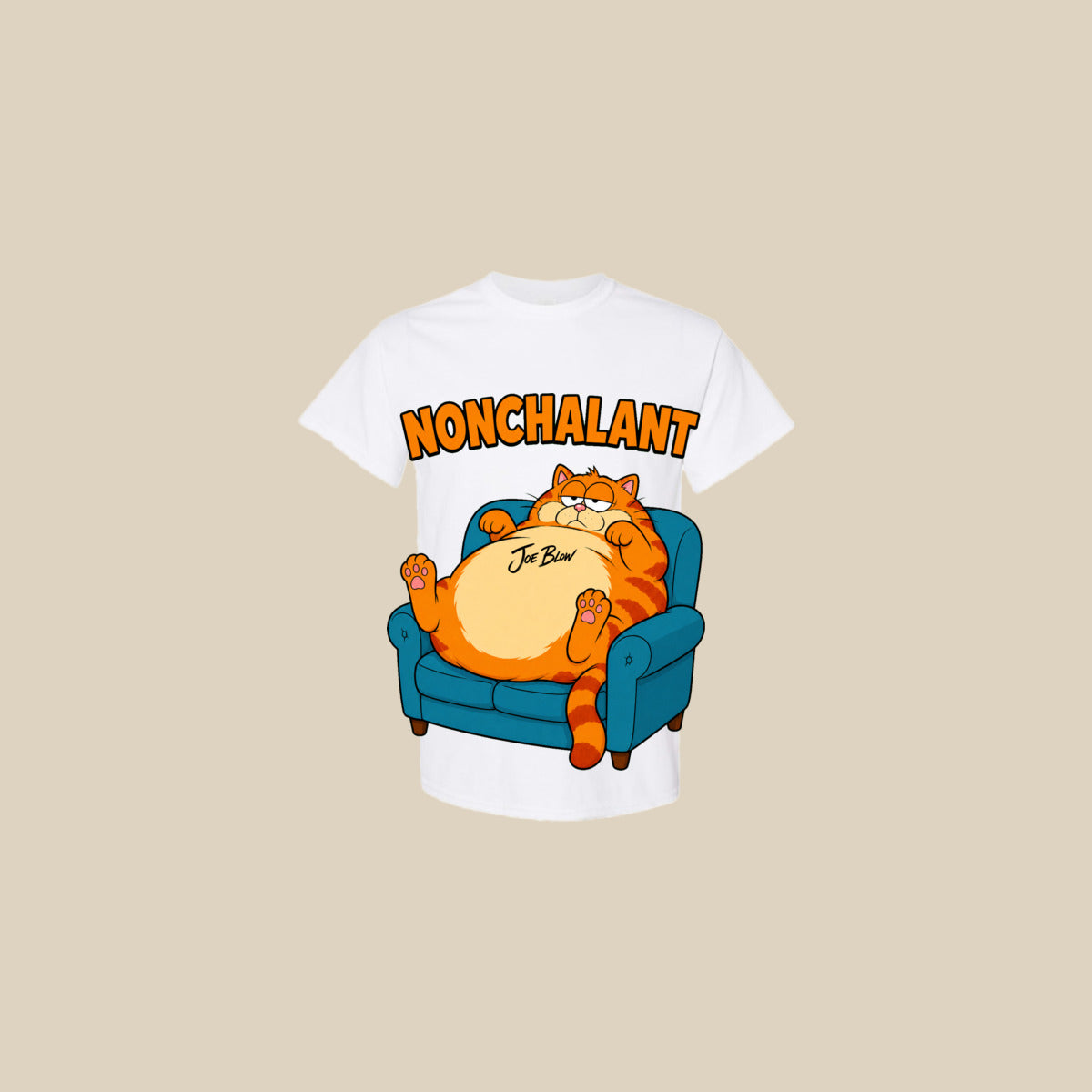 T-shirt NONCHALANT – Ti-Gus enfant/youth – Blanc