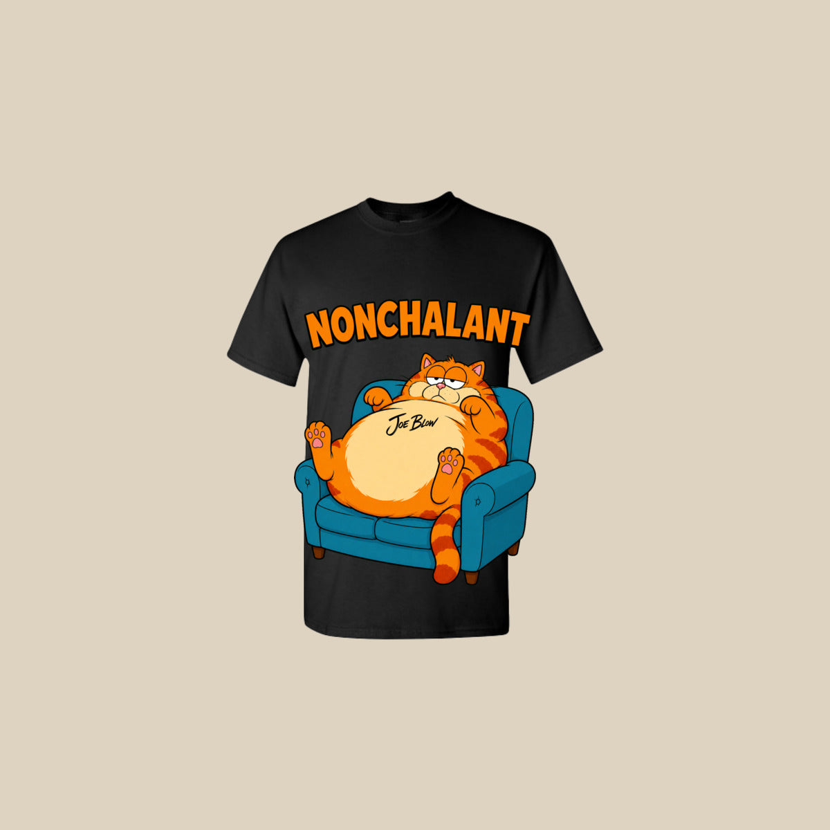 T-shirt NONCHALANT – Ti-Gus adulte – Noir