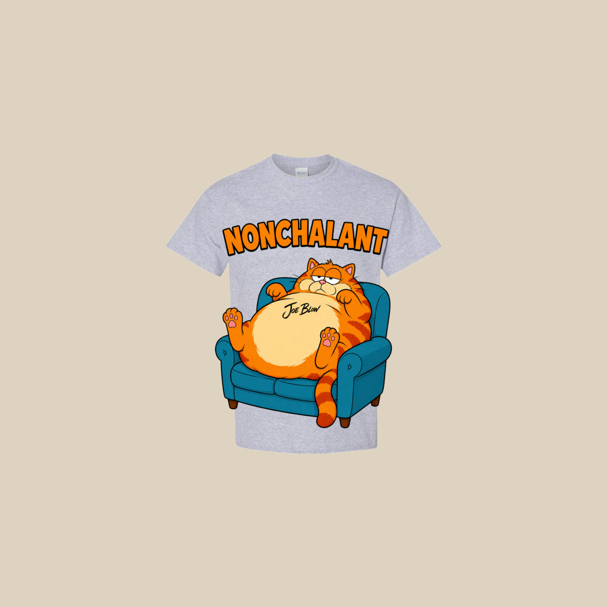 T-shirt NONCHALANT – Ti-Gus adulte – Sport Grey