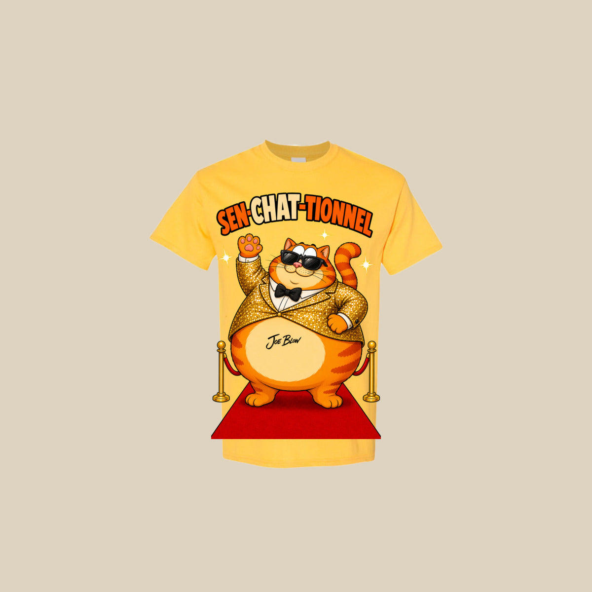 T-shirt SEN-CHAT-TIONNEL – Ti-Gus adulte – Daisy