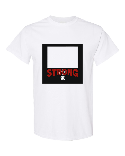 T-shirt manga STRONG personnalisé – adulte